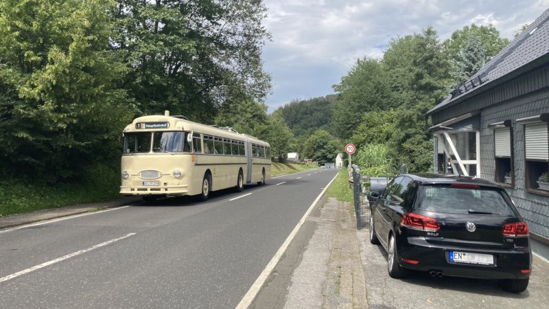 Henschel HS160OSL, TR29 am Krünerskotten in Ennepetal