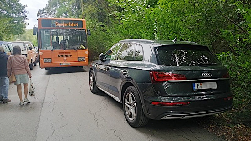 MB O407 auf der Nachtigallstraße